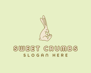 Easter Bunny Egg logo design