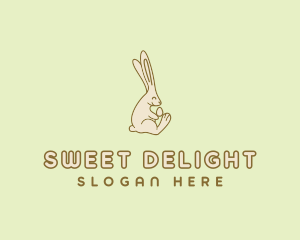 Easter Bunny Egg logo design