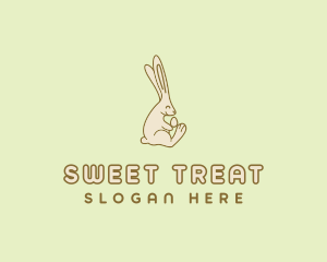 Easter Bunny Egg logo design