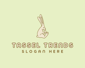 Easter Bunny Egg logo design