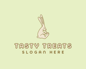 Easter Bunny Egg logo design