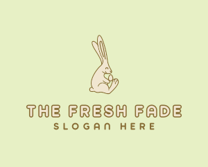 Easter Bunny Egg logo design