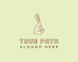 Easter Bunny Egg logo design