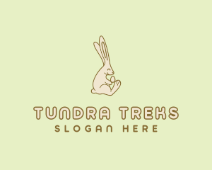 Easter Bunny Egg logo design