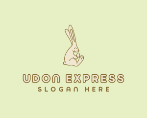 Easter Bunny Egg logo design