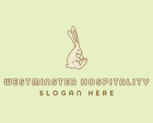 Easter Bunny Egg logo design