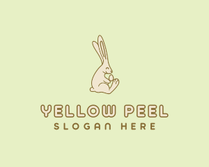 Easter Bunny Egg logo design