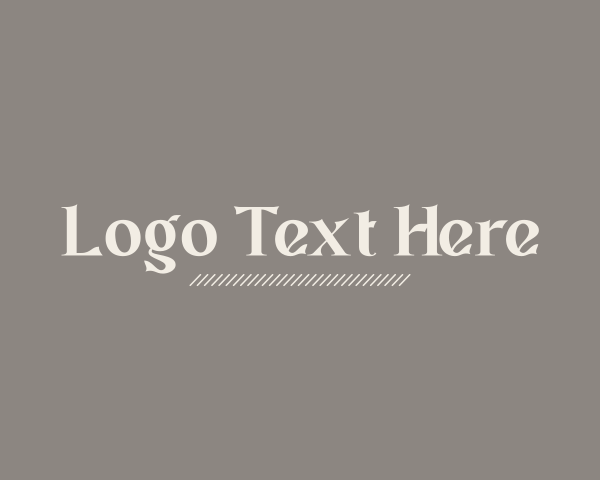 Serif logo example 2