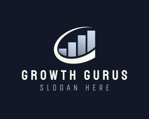 Financial Analytics Graph logo design