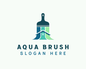 Paintbrush House Paint logo design