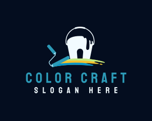 Bucket Paint Roller logo