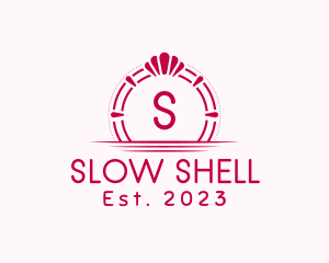 Mermaid Shell Lifesaver logo design