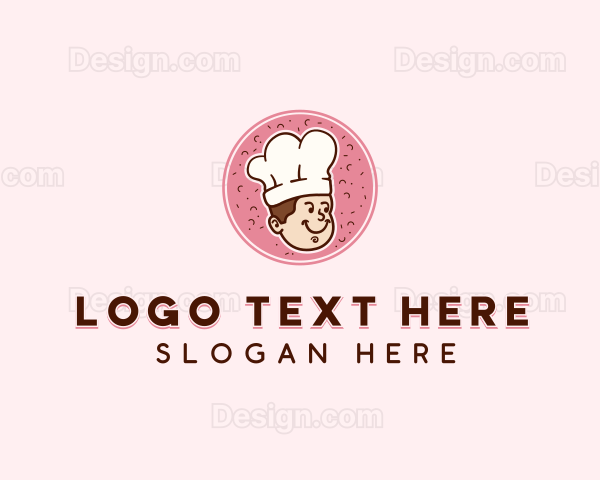 Pastry Baker Chef Logo