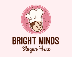 Cute Baker Chef  logo