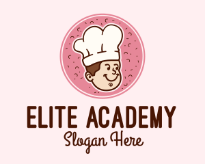 Cute Baker Chef  logo