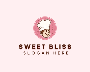 Pastry Baker Chef  logo design