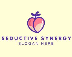 Seductive Erotic Peach logo design