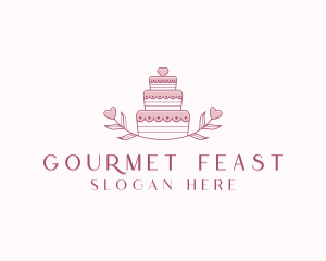 Wedding Cake Catering logo design