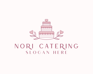 Wedding Cake Catering logo design