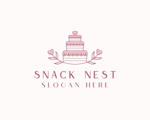 Wedding Cake Catering logo design