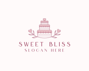 Wedding Cake Catering logo design