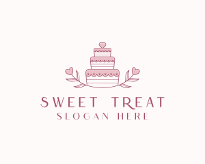 Wedding Cake Catering logo design