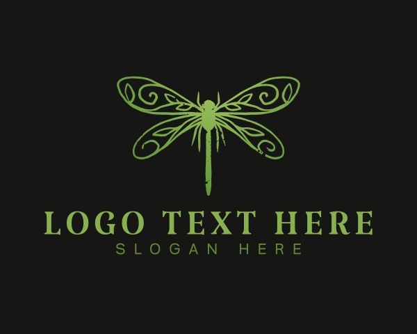 Dragonfly logo example 2