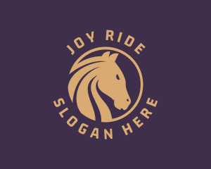 Stallion Horse Racing logo design