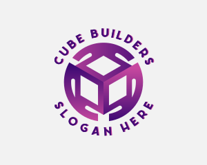 Cyber Tech Cube logo design