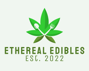 Edible Cannabis Restaurant  logo design