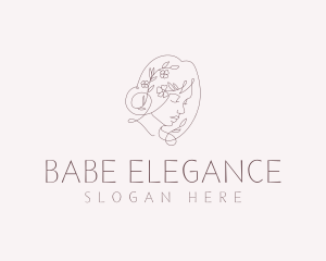 Elegant Beauty Lady logo design