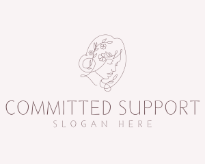 Elegant Beauty Lady logo design