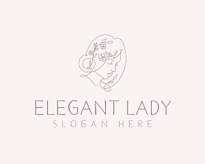 Elegant Beauty Lady logo design