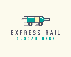 Express Wine Delivery  logo design