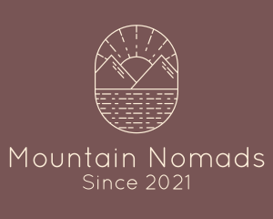 Mountain Sunrise Travel logo design