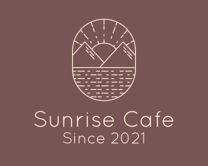 Mountain Sunrise Travel logo design