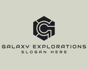 Hexagon Tech Industrial Letter G logo design