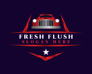 Retro Vehicle Car logo design