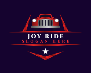 Retro Vehicle Car logo design