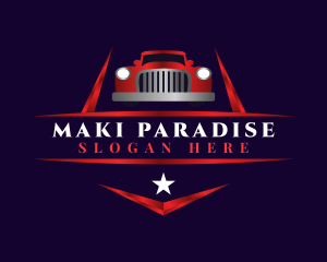 Retro Vehicle Car logo design