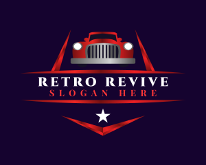 Retro Vehicle Car logo design