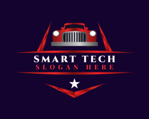 Retro Vehicle Car logo design