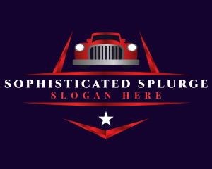 Retro Vehicle Car logo design