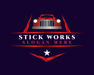 Retro Vehicle Car logo design