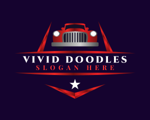 Retro Vehicle Car logo design