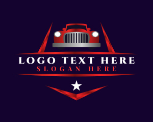 Car - Retro Vehicle Car logo design