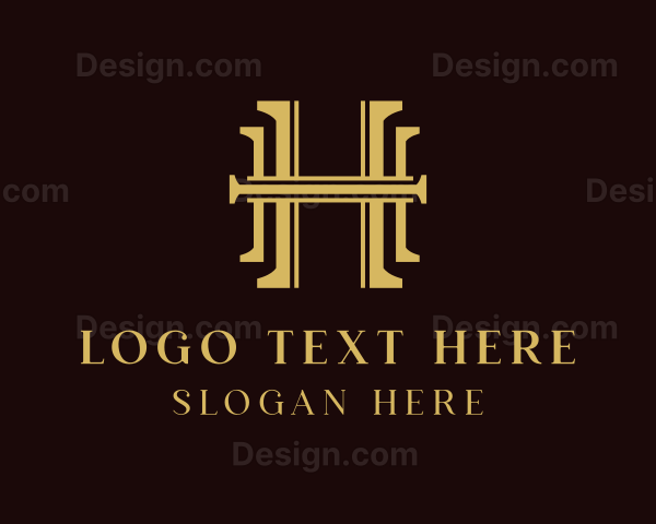 Luxury Legal Letter H Logo