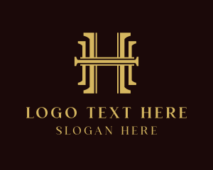 Luxury Legal Letter H logo