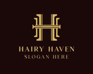 Luxury Legal Letter H logo design