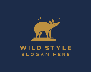 Wild Animal Tapir logo design